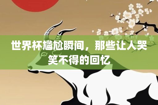 世界杯尴尬瞬间，那些让人哭笑不得的回忆广西贺州市华昌新材料有限公司