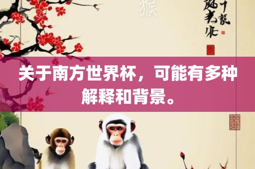 关于南方世界杯，可广西贺州市华昌新材料有限公司能有多种解释和背景。