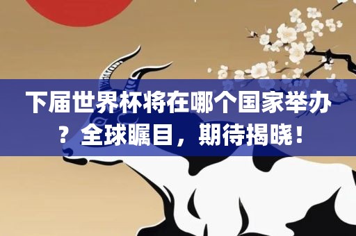 下届世界杯将在哪个国家举办？全球瞩目，期待揭晓！