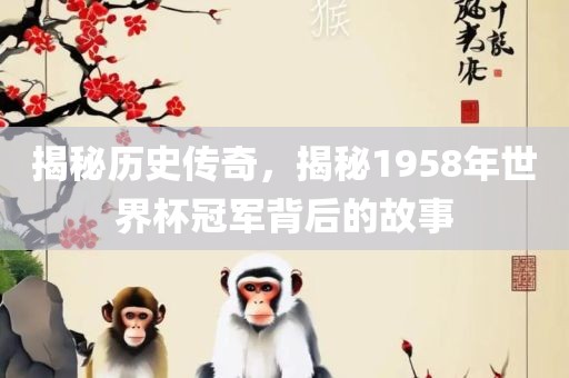 揭秘历史传奇，揭秘1958年世界杯冠军背后的故事