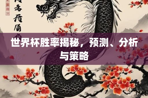 世界杯胜率揭秘，预测、分析与策略广西贺州市华昌新材料有限公司