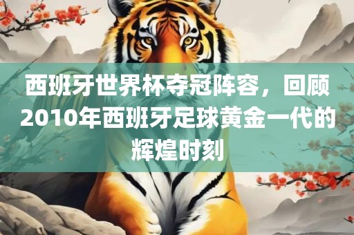 西班牙世界杯夺冠阵容，回顾2010年西班牙足球黄金一代的辉煌时刻广西贺州市华昌新材料有限公司