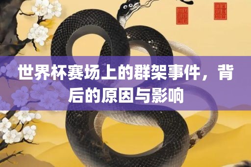 世界杯赛场上的群架事件，背后的原因与影响