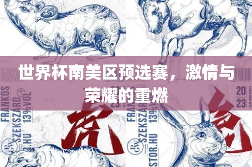 世界杯南美区预选赛，激情与荣耀的重燃