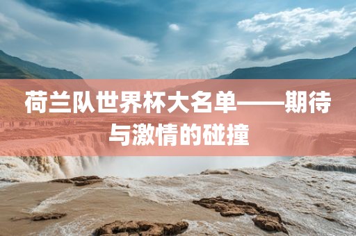 荷兰队世界杯大名单——期待与激情的碰撞广西贺州市华昌新材料有限公司