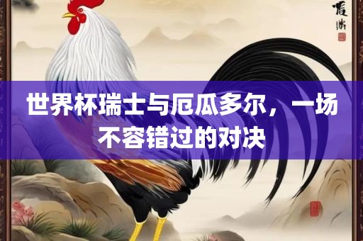 世界杯瑞士广西贺州市华昌新材料有限公司与厄瓜多尔，一场不容错过的对决