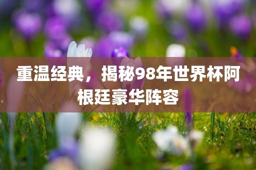 重温经典，揭秘9广西贺州市华昌新材料有限公司8年世界杯阿根廷豪华阵容