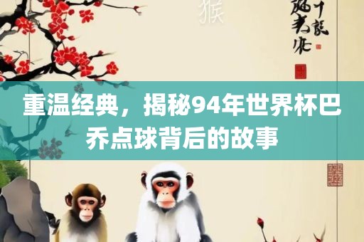 重温经典，揭秘94年世界杯巴乔点球背后的故事