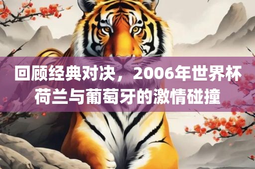 回顾经典对决，2006年世界杯荷兰与葡萄牙的激情碰撞