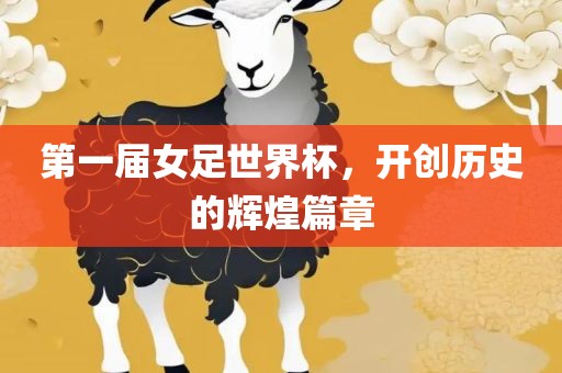 第一届女足世界杯，开创历史的辉煌篇章