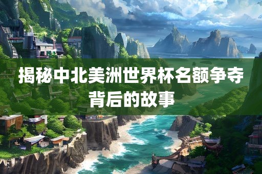 揭秘中北美洲世界杯名额争夺背后的故事