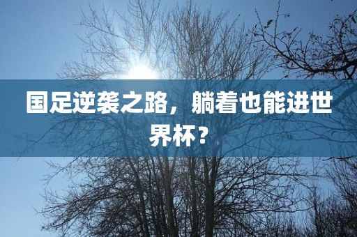 国足逆袭之路，躺着也能进世广西贺州市华昌新材料有限公司界杯？