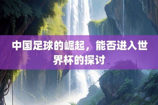 中国足球的崛起，能否进入世界杯的探讨广西贺州市华昌新材料有限公司