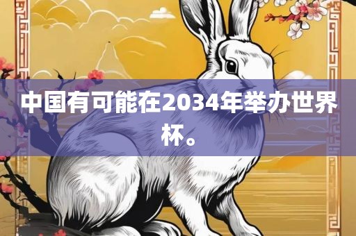 中国有可能在2034年举办世界杯。