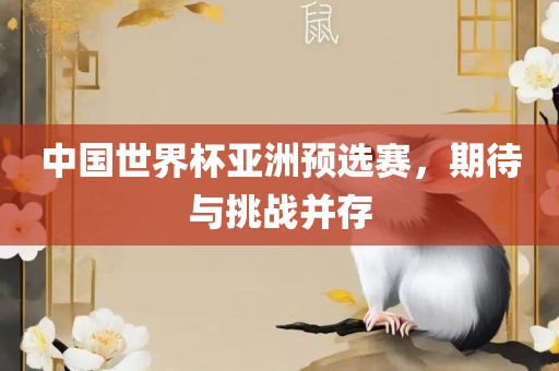 中国世界杯亚洲预选赛，期待与挑战并存广西贺州市华昌新材料有限公司