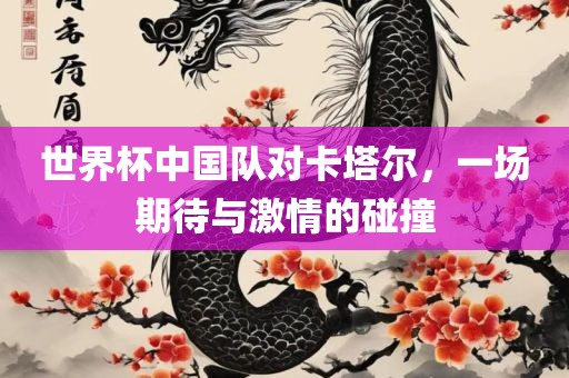 世界杯中国队对卡塔尔，一场期待与激情的碰撞广西贺州市华昌新材料有限公司