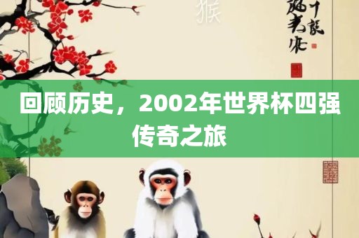 回顾历史，2002年世界杯四强传奇之旅