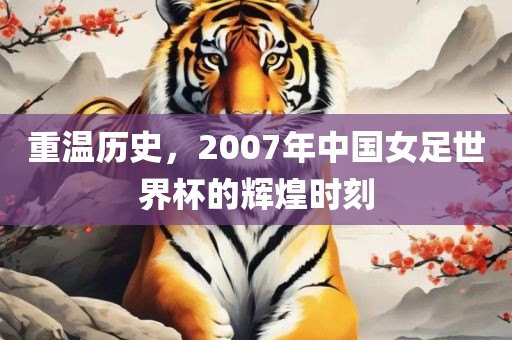 重温历史，2007年中国女足世界杯的辉煌时刻