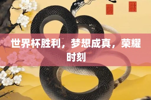 世界杯胜利，梦想成真，荣耀时刻