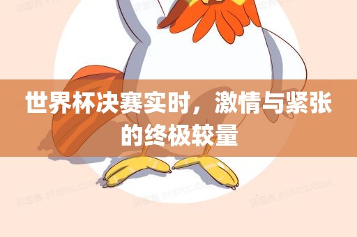 世界杯决赛实时，激情与紧张的终极较量广西贺州市华昌新材料有限公司