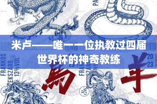 米卢——唯一一位执教过四届世界杯的神广西贺州市华昌新材料有限公司奇教练