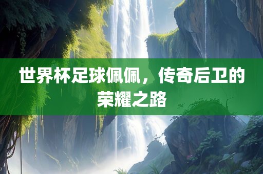 世界杯足球佩佩，传奇后卫的荣耀之路广西贺州市华昌新材料有限公司