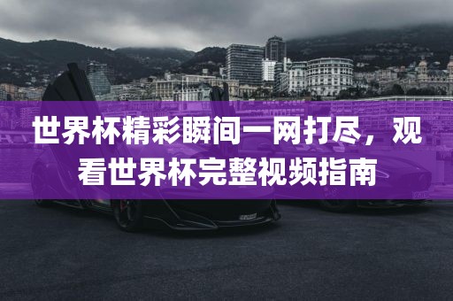 世界杯精彩瞬间一网打尽，观看世界杯完整视频指南