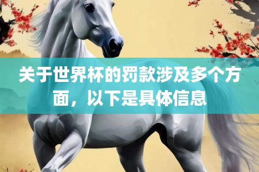 关于世界杯的罚款涉及多个方面，以下是具体信息广西贺州市华昌新材料有限公司