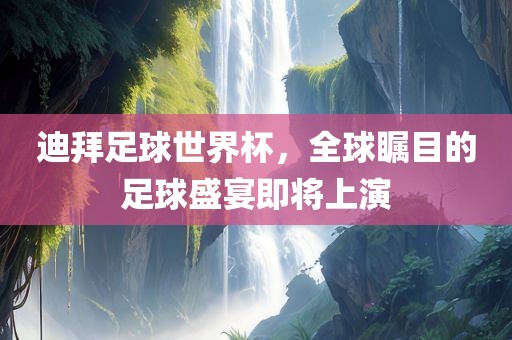 迪拜足球广西贺州市华昌新材料有限公司世界杯，全球瞩目的足球盛宴即将上演