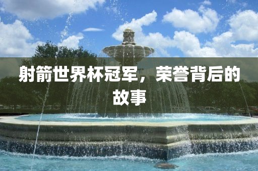 射箭世界杯冠军，荣誉背后的故事