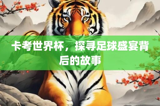 卡考世界杯，探寻足球盛宴背后的故事广西贺州市华昌新材料有限公司